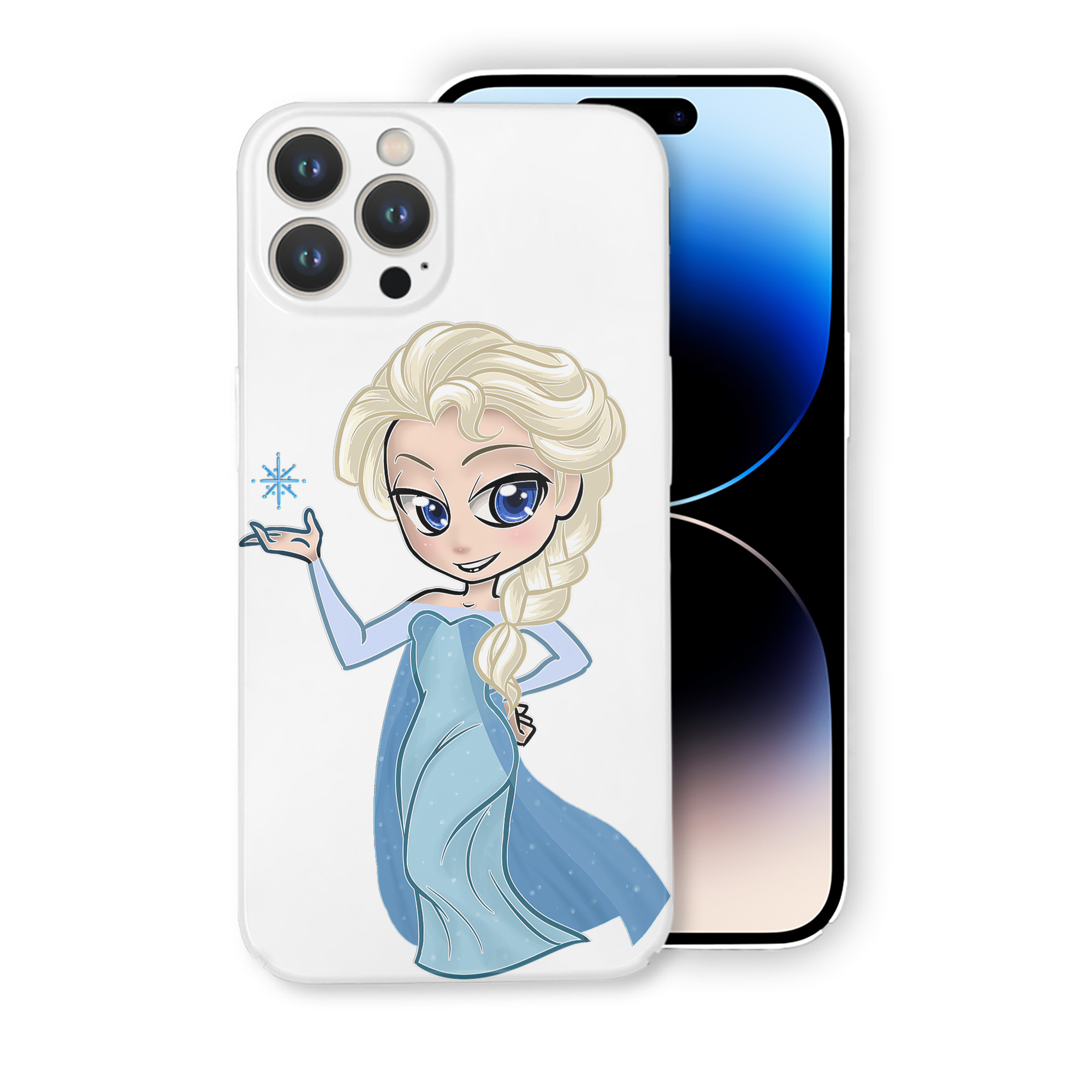 （画像用） アナと雪の女王 アンナ エルサ Frozen Anna Elsa 【iPhone 14シリーズ対応】ハードケース